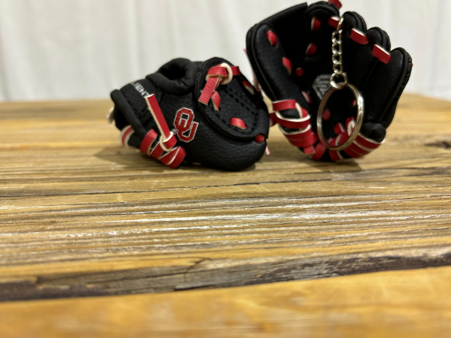 NCAA Mini ball glove keychains