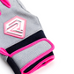 Youth Fastpitch Batting Gloves - Grey and Hot Pink