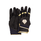 Youth Fastpitch Batting Gloves - Black and Gold