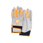 Youth Fastpitch Batting Gloves - Grey and Orange