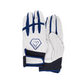 Youth Fastpitch Batting Gloves - Grey and Navy Blue