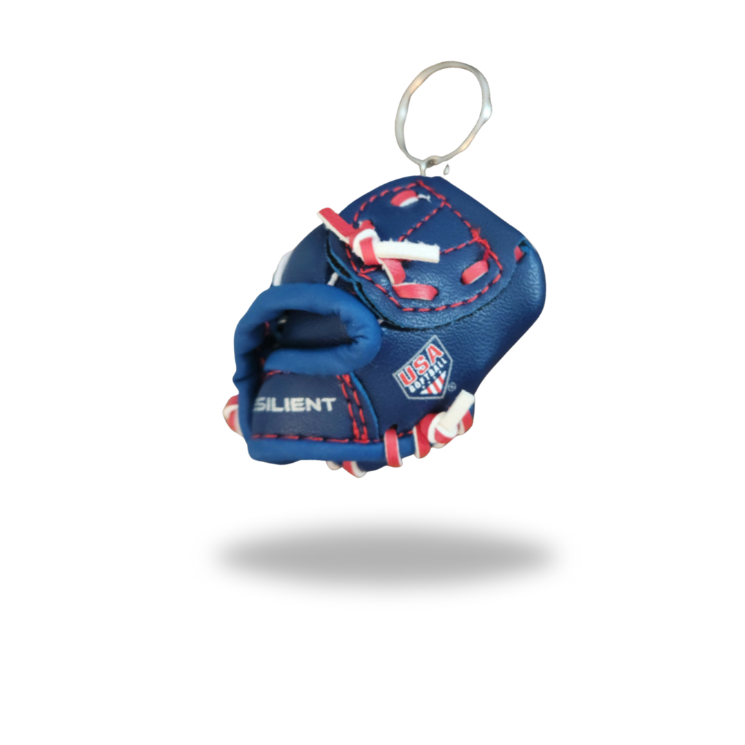 USA Softball Glove Mini Keychain