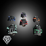 Mini Glove Keychain Black/Multicolor