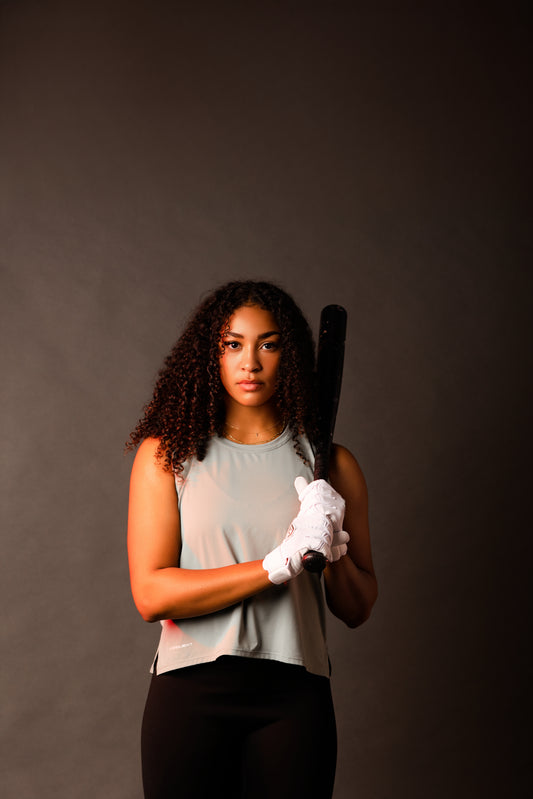 Resilient Championship Fastpitch Batting gloves - All White