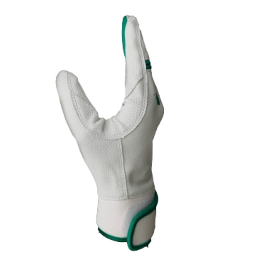 Resilient Championship Fastpitch Batting gloves - White and Green