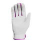 Resilient Championship Fastpitch Batting gloves - White and Purple