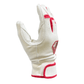 Resilient Championship Fastpitch Batting gloves - White and Red - Resilient SFBL