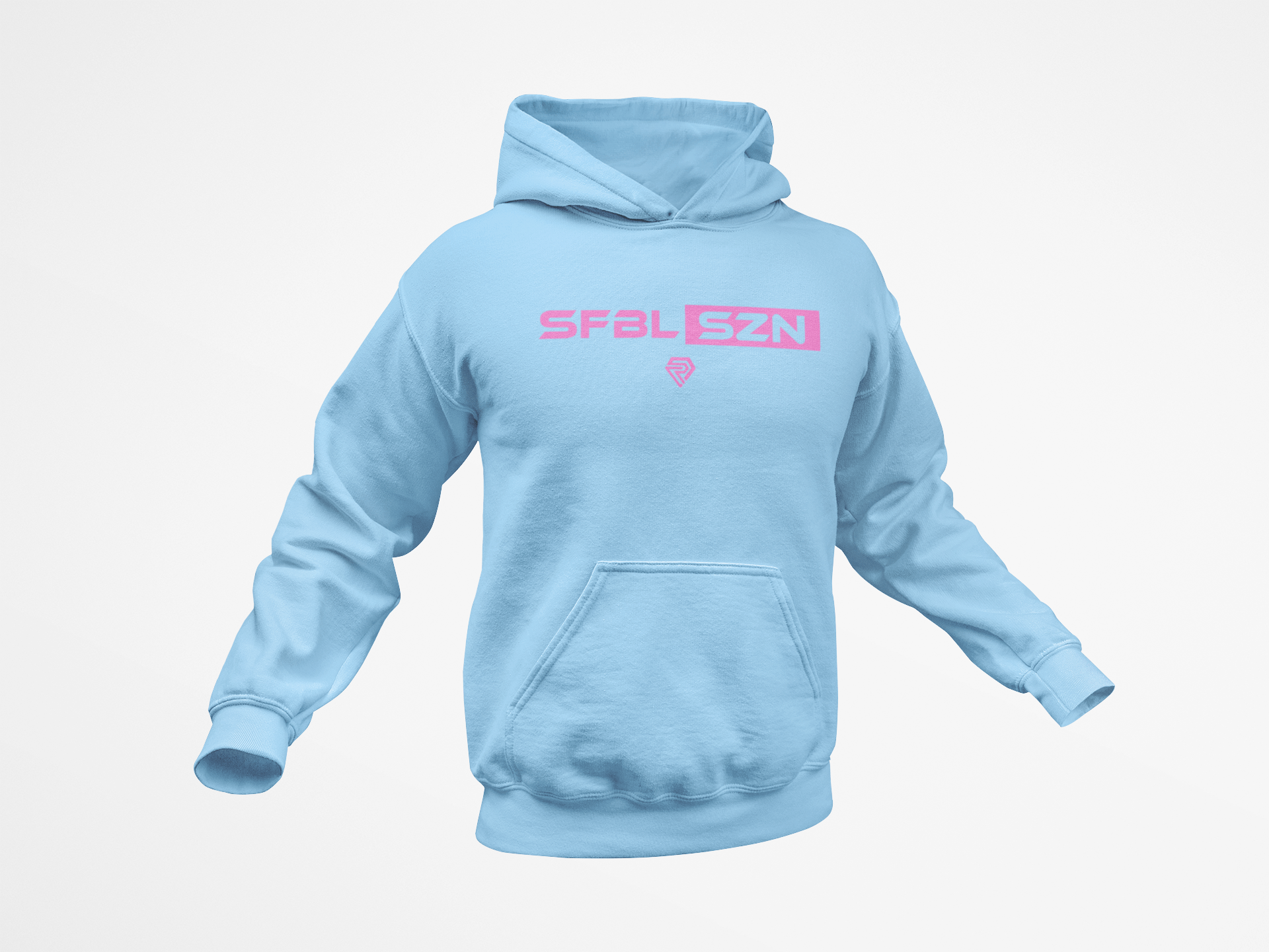 SFBL SZN HOODIE (Adult Size) Light Blue - Resilient SFBL