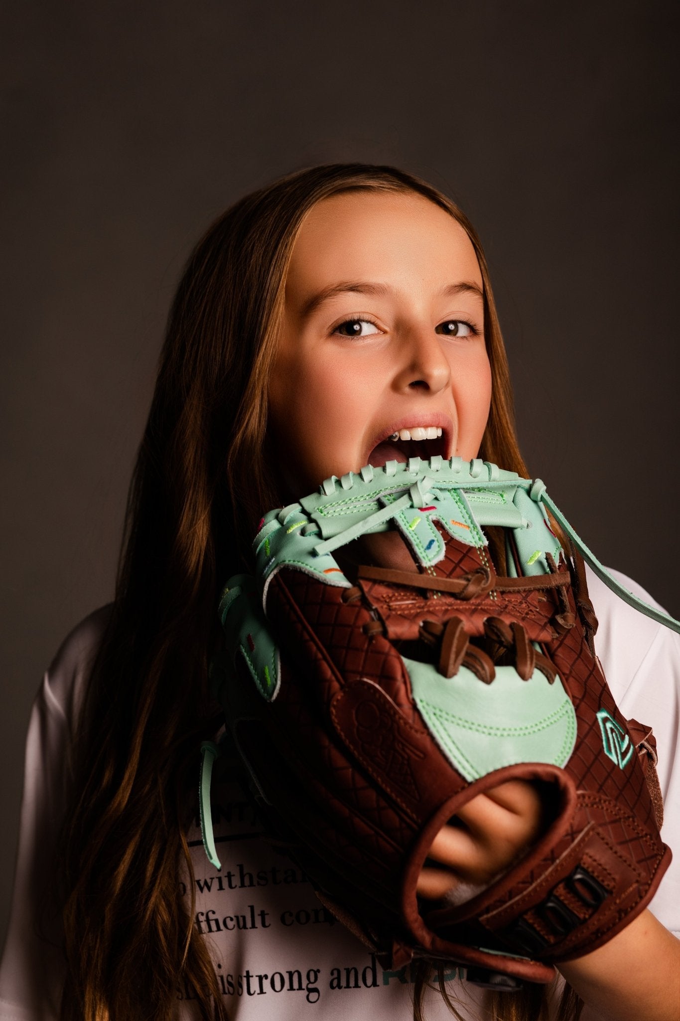 Youth Ball Glove - Ice Cream glove (Mint with Sprinkles) - Resilient SFBL