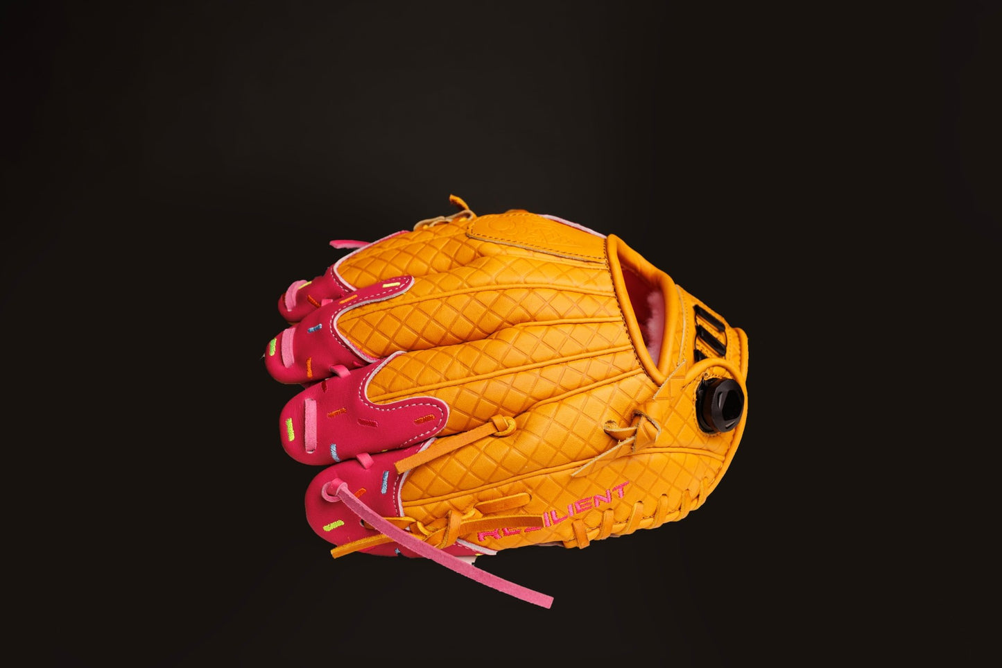 Youth Ball Glove - Ice Cream glove (Strawberry & Sprinkles) - Resilient SFBL