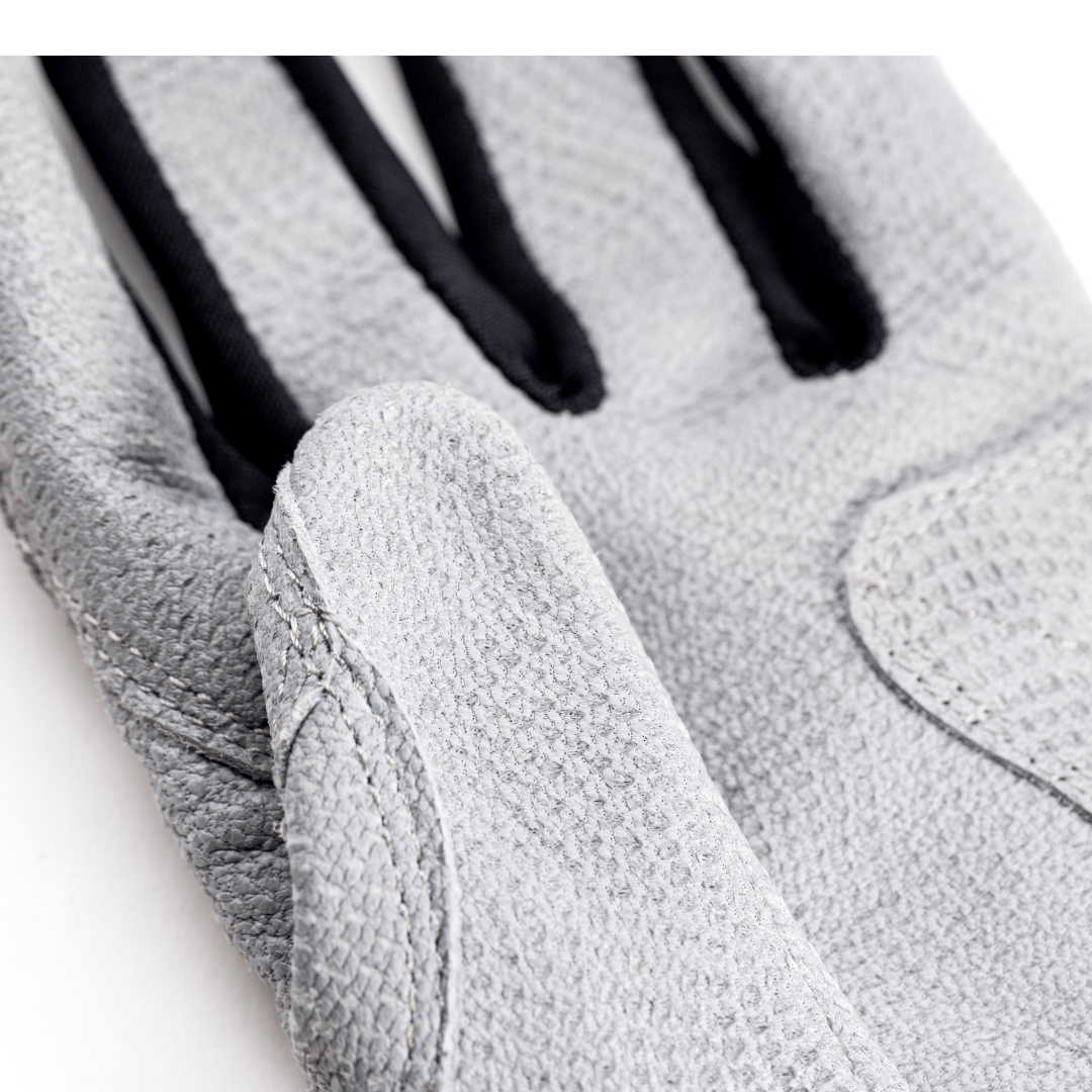 Youth Fastpitch Batting Gloves - Grey and Black - Resilient SFBL