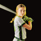 Youth Fastpitch Batting Gloves - Grey and Neon Green - Resilient SFBL