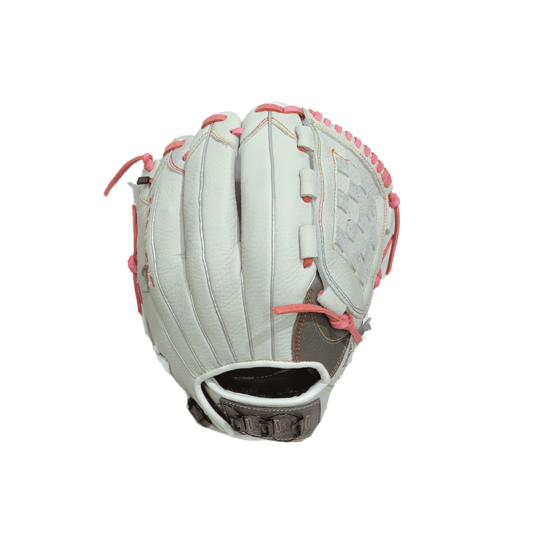 Youth Fastpitch Softball Glove - Pretty In Pink - Basketweb 12" - Resilient SFBL